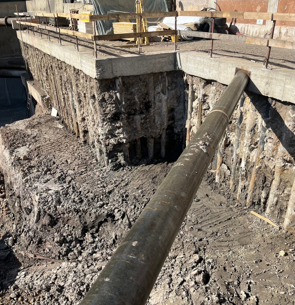 Einfach und mehrfach gestützte&nbsp;Baugruben